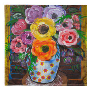 Bandana featuring artwork by Annalisa - "Sweet Flowers"