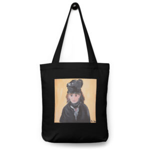 Cotton tote bag featuring artwork by Annalisa - "A French Lady"